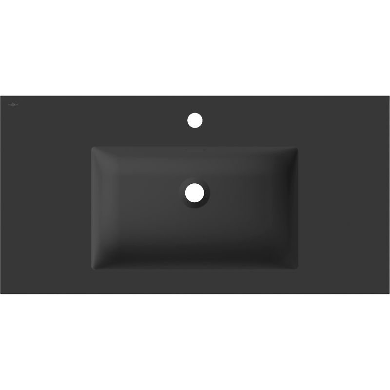 Mexen Otis мивка вградена в плот 91 x 46,5 см, черна мат - 25189071