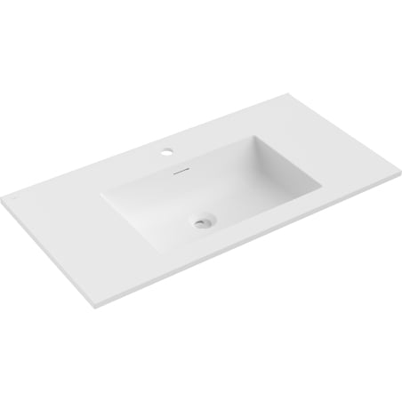 Mexen Otis умивалник вграден в плот 91 x 46,5 см, бял мат - 25189001