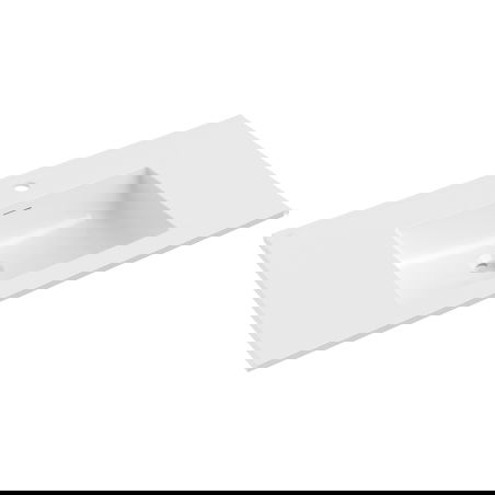 Mexen Otis вградена в плот мивка 91 x 46,5 cm, бял гланц - 25189000