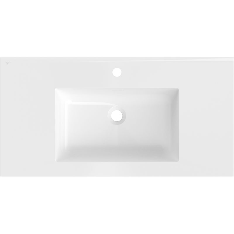 Mexen Otis вградена в плот мивка 91 x 46,5 cm, бял гланц - 25189000