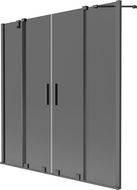 Mexen Velar Duo параван за баня с 2-панелно плъзгане 140 x 150 см, графит, gun metal - 896-140-000-42-95