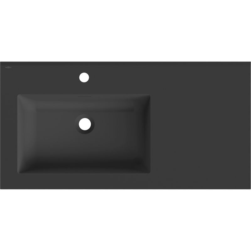 Mexen Otis мивка вградена в плот лява 91 x 46,5 см, черен мат - 25189071L