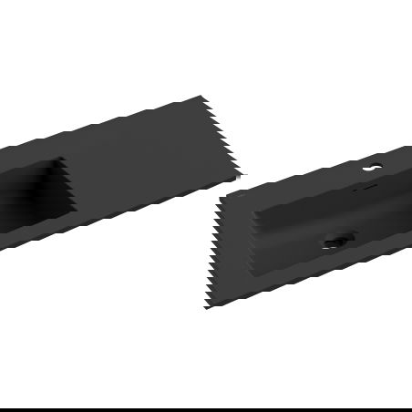 Mexen Otis мивка вградена в плот лява 91 x 46,5 см, черен мат - 25189071L