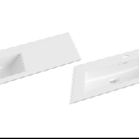 Mexen Otis вградена мивка в плот, лява 91 x 46,5 см, бял гланц - 25189000L