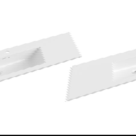 Mexen Otis мивка за вграждане в плот 101 x 46,5 см, бял гланц - 25181000