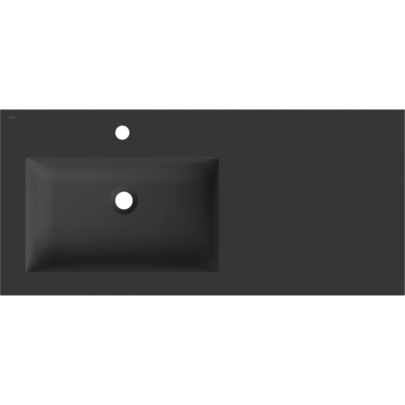 Mexen Otis мивка вградена в плота лява 101 x 46,5 cm, черна мат - 25181071L