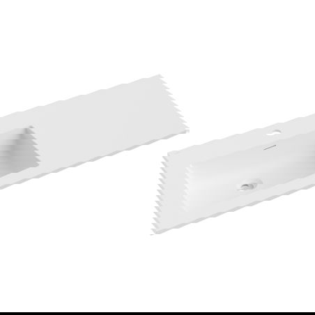 Mexen Otis мивка вградена в плот, лява 101 x 46,5 см, бяла мат - 25181001L