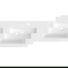 Mexen Otis двойна мивка за вграждане в плот 121 x 46,5 см, бял гланц - 25181200D