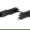 Mexen Otis мивка двойна за вграждане в плот 121 x 46,5 см, черен мат - 25181271D