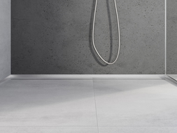 Mexen Line-B предна лайсна за душова поддушова чиния 180 cm, инокс - 181003180U