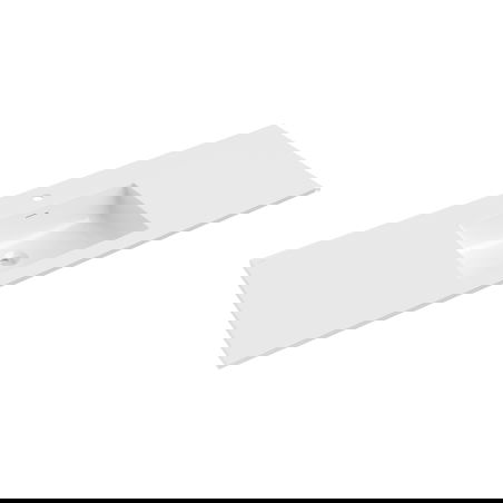 Mexen Otis вградена в плота мивка 141 x 46,5 см, бял гланц - 25181400