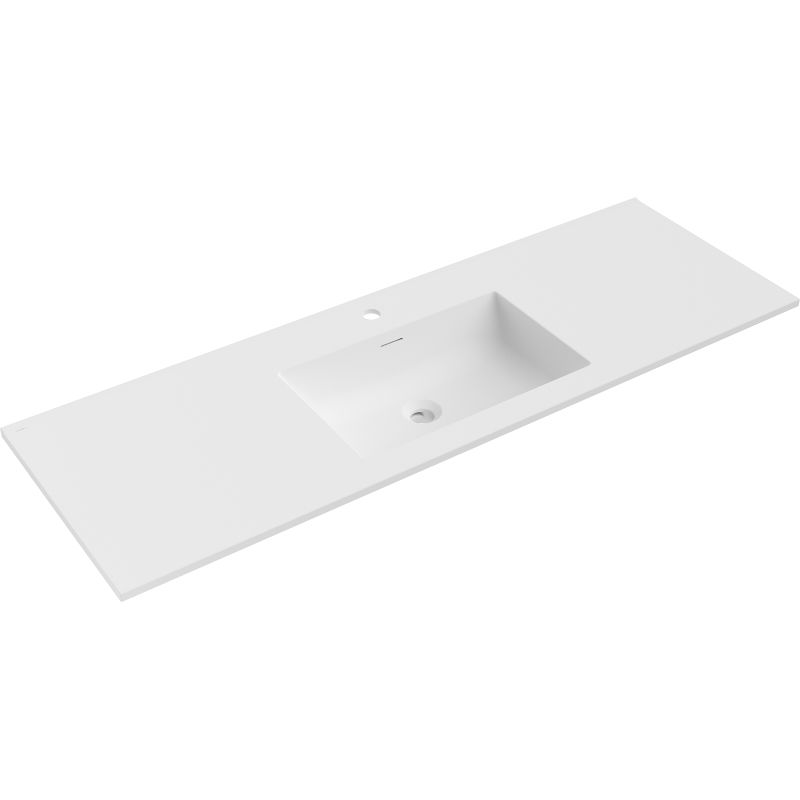Mexen Otis вградена мивка 141 x 46,5 см, бял мат - 25181401