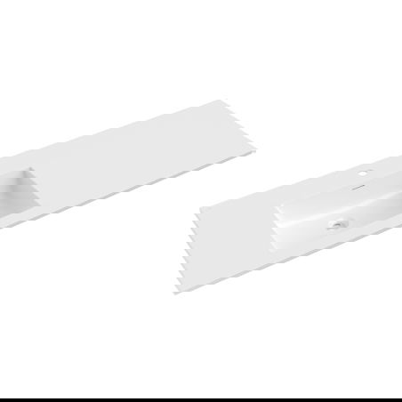 Mexen Otis вградена в плота мивка лява 141 x 46,5 см, бял гланц - 25181400L