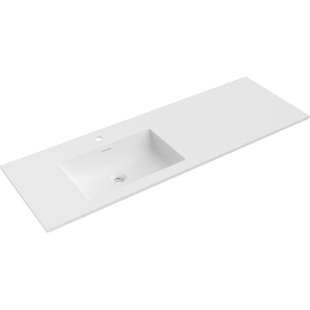 Mexen Otis вградена в плот мивка лява 141 x 46,5 cm, бяла мат - 25181401L