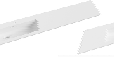 Mexen Otis вградена в плот мивка лява 141 x 46,5 cm, бяла мат - 25181401L