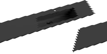 Mexen Otis мивка вградена в плот дясна 141 x 46,5 cm, черен мат - 25181471P