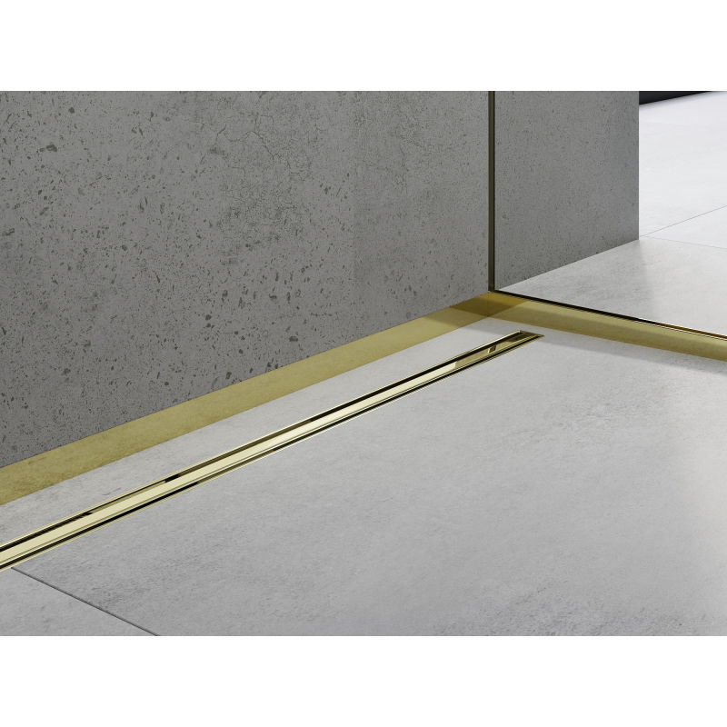 Mexen Line-B челна лента за душова кабина 180 см, златна - 185003180U