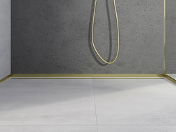 Mexen Line-B челна лента за душова кабина 180 см, златна - 185003180U