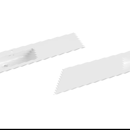 Mexen Otis вградена мивка в плот 161 x 46,5 см, бял гланц - 25181600