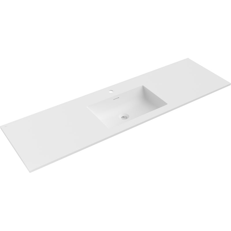Mexen Otis мивка вградена в плот 161 x 46,5 см, бяла мат - 25181601