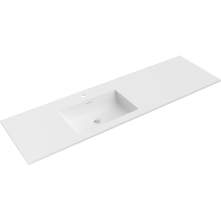 Mexen Otis мивка вградена в плот лява 161 x 46,5 см, бяла мат - 25181601L