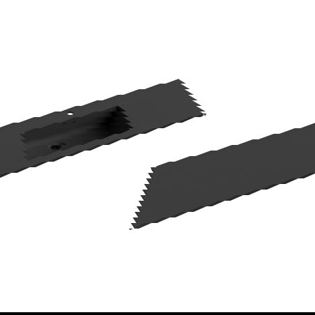 Mexen Otis мивка вградена в плот дясна 161 x 46,5 cm, черен мат - 25181671P