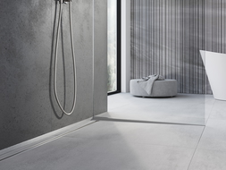 Mexen Line-B наклонена лайсна за стъкло 120 см дясна, инокс - 181004120R