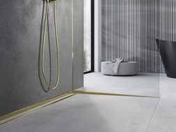 Mexen Line-B наклонена лайстна за стъкло 180 см дясна, златна - 185004180R