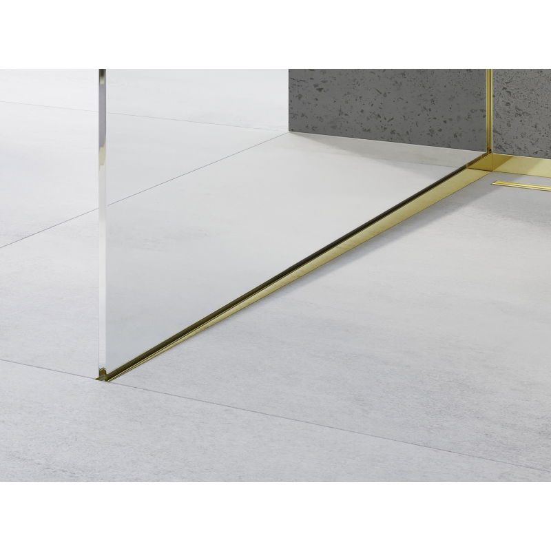 Mexen Line-B лява наклонена лайсна за стъкло 180 см, златна - 185004180L