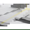 Mexen Line-B декоративна лайсна за стъкло 120 cm лява, златна шлифована - 185504120L