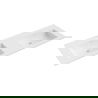 Mexen Otis двойна мивка за вграждане 141 x 46,5 см, бяла мат - 25181401D