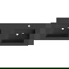 Mexen Otis двойна мивка за вграждане в плот 141 x 46,5 см, черен мат - 25181471D