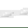 Mexen Otis двойна мивка за вграждане в плот 161 x 46,5 cm, бял гланц - 25181600D