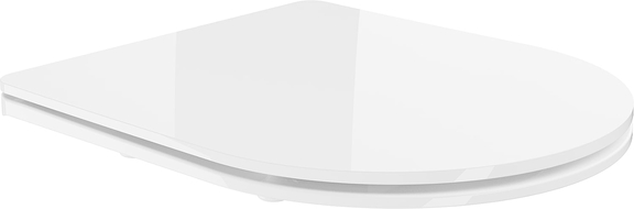 Mexen седалка бавно падаща slim, дуропласт, бял гланц - 39224000