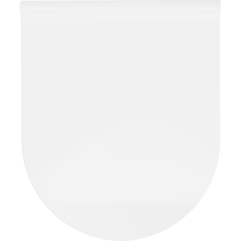 Mexen бавно падащ тънък капак, дуропласт, бял гланц - 39050100