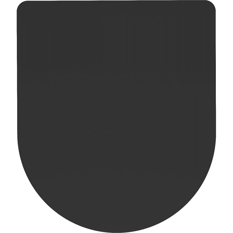 Mexen седалка с плавно затваряне slim, дуропласт, черно матово - 39224085