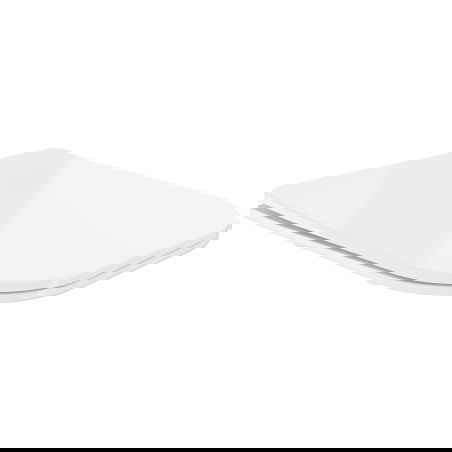 Mexen дъска с падаща система slim, duroplast, бяла с гланц - 39060100