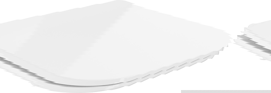 Mexen дъска с падаща система slim, duroplast, бяла с гланц - 39060100