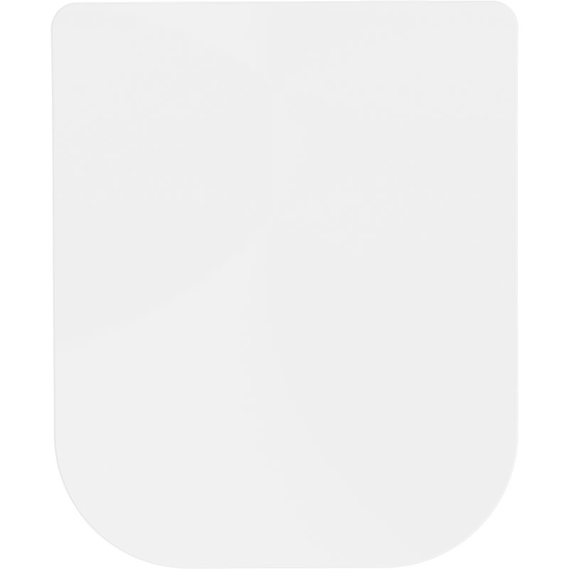 Mexen дъска със забавено падане slim, дуропласт, бяла гланц - 39060100