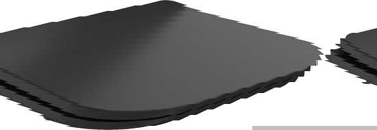 Mexen Teo седалка с меко затваряне slim, дуропласт, черна мат - 39060185