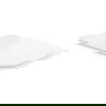 Mexen дъска с бавно падане slim, duroplast, бяла гланц - 39090100