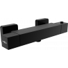 Термостатичен душ батерия Mexen Cube, черна - 77200-70