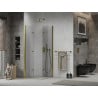 Mexen Lima Duo кабина за душ с преграда 90 x 90 см, прозрачен, златен - 856-090-090-50-00-02