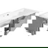 Mexen X-ST стиропорен LED корпус за правоъгълна вана 160-190 x 70-90 см, бял - 55021-01