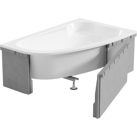 Mexen X-ST стиропорен корпус за ъглова вана 240 см, бял - 55022-00