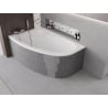 Mexen X-ST стиропорен корпус за ъглова вана 240 см, бял - 55022-00