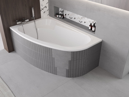 Mexen X-ST стиропорна обшивка за ъглова вана 240 см, бяла - 55022-00