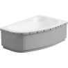 Mexen X-ST стиропорен LED корпус за ъглова вана 240 см, бял - 55022-01