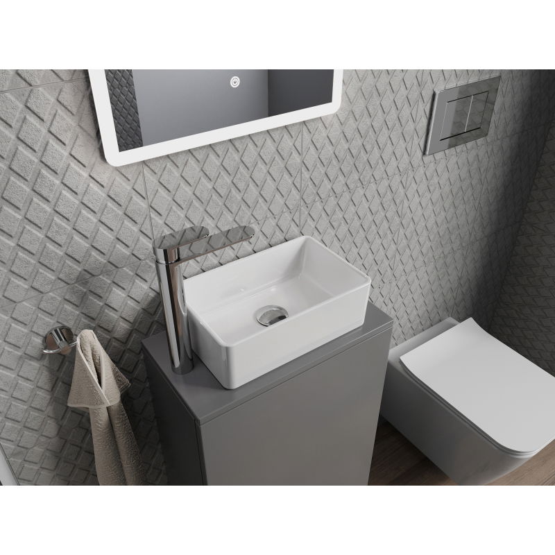 Mexen Nadia умивалник върху плот 36 x 23 cm, бял - 21613600