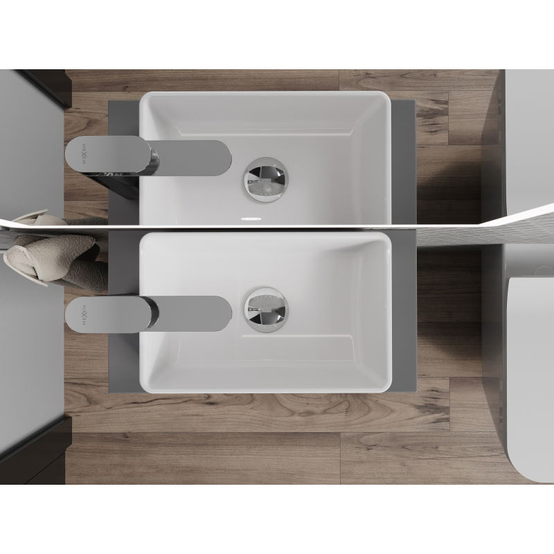 Mexen Nadia умивалник върху плот 36 x 23 cm, бял - 21613600